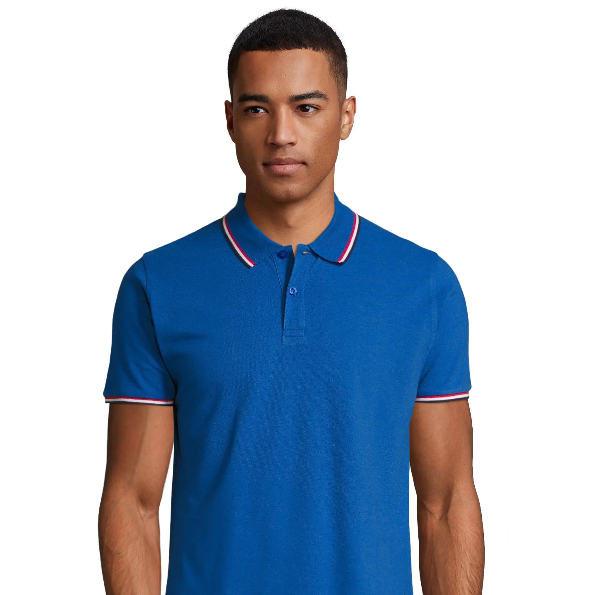 Polo Desportivo para Homem Pro 200 Azul Real Polo Desportivo para Homem Pro 200 Azul Real